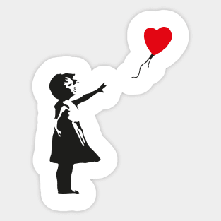 Banksy baloon girl Sticker